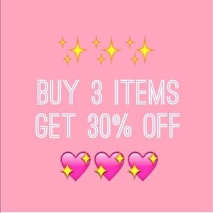 BUNDLE! 🤩 3 for 30% off! Entire store! 💕